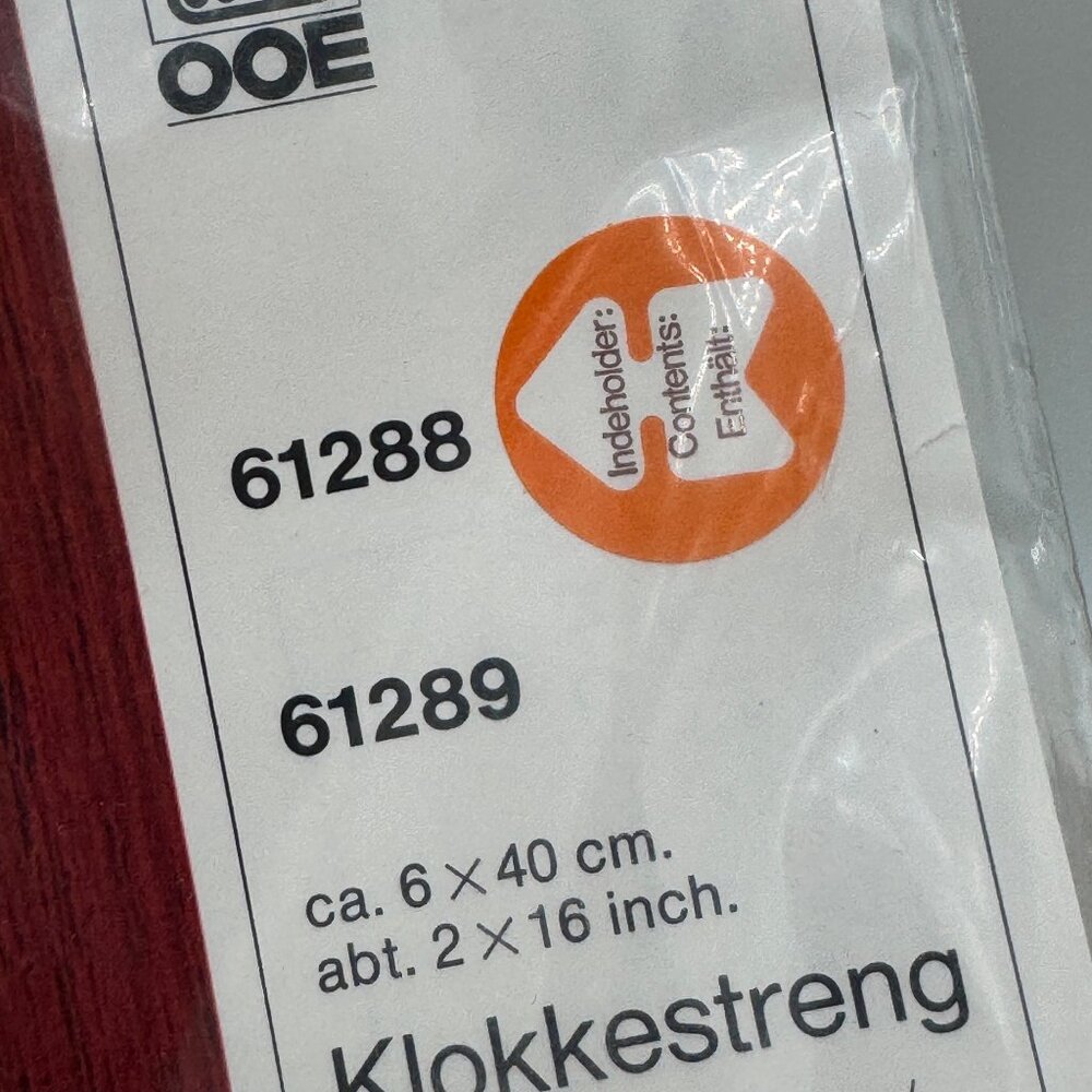 This is an Oehlenschläger Design OOE Roses Bellpull counted cross stitch kit New - Picture 4 of 9